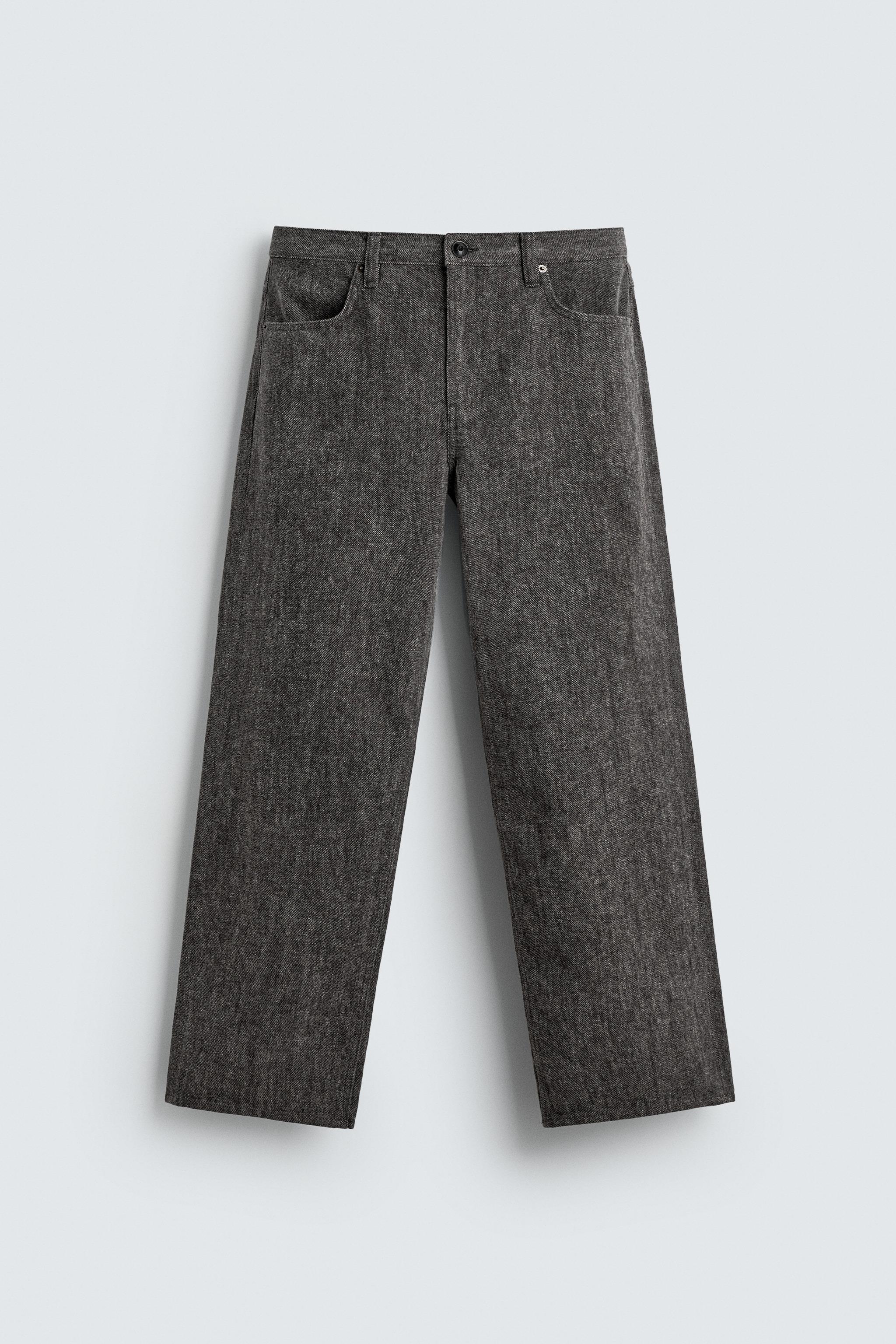 JEAN STRAIGHT FIT BROSSÉ